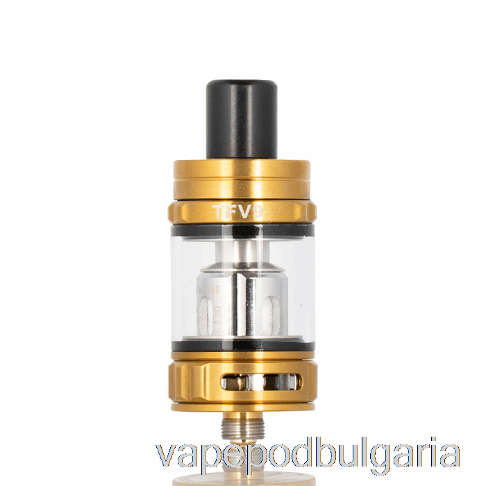 Vape 10000 Дръпки Smok Tfv9 Mini Tank Gold